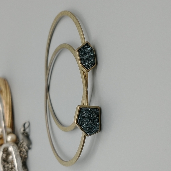 Cuff Bracelets with druzy bangles, pearl bracelets and more - Picture 3 of 16